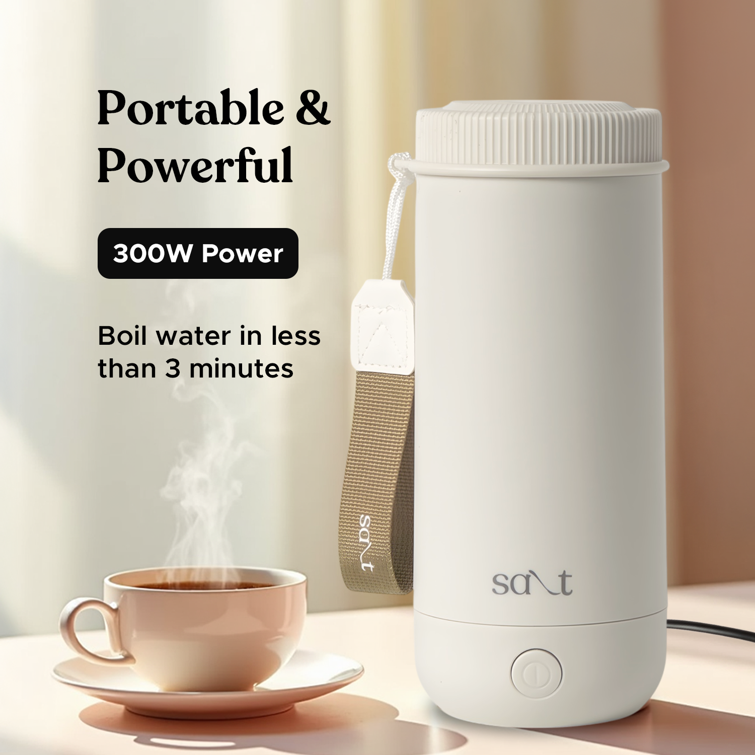 SteamCarry Classic Portable Electric Kettle, 400ML