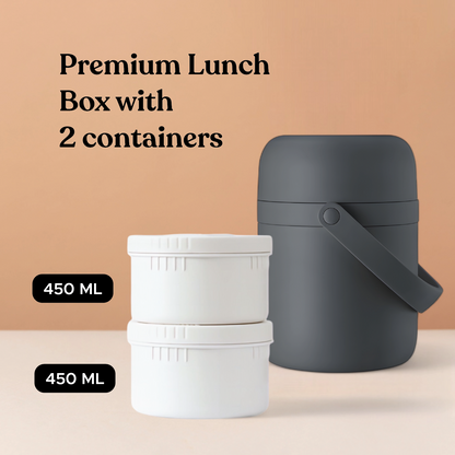 FreshBite Pro - 2 containers Insulated Tiffin